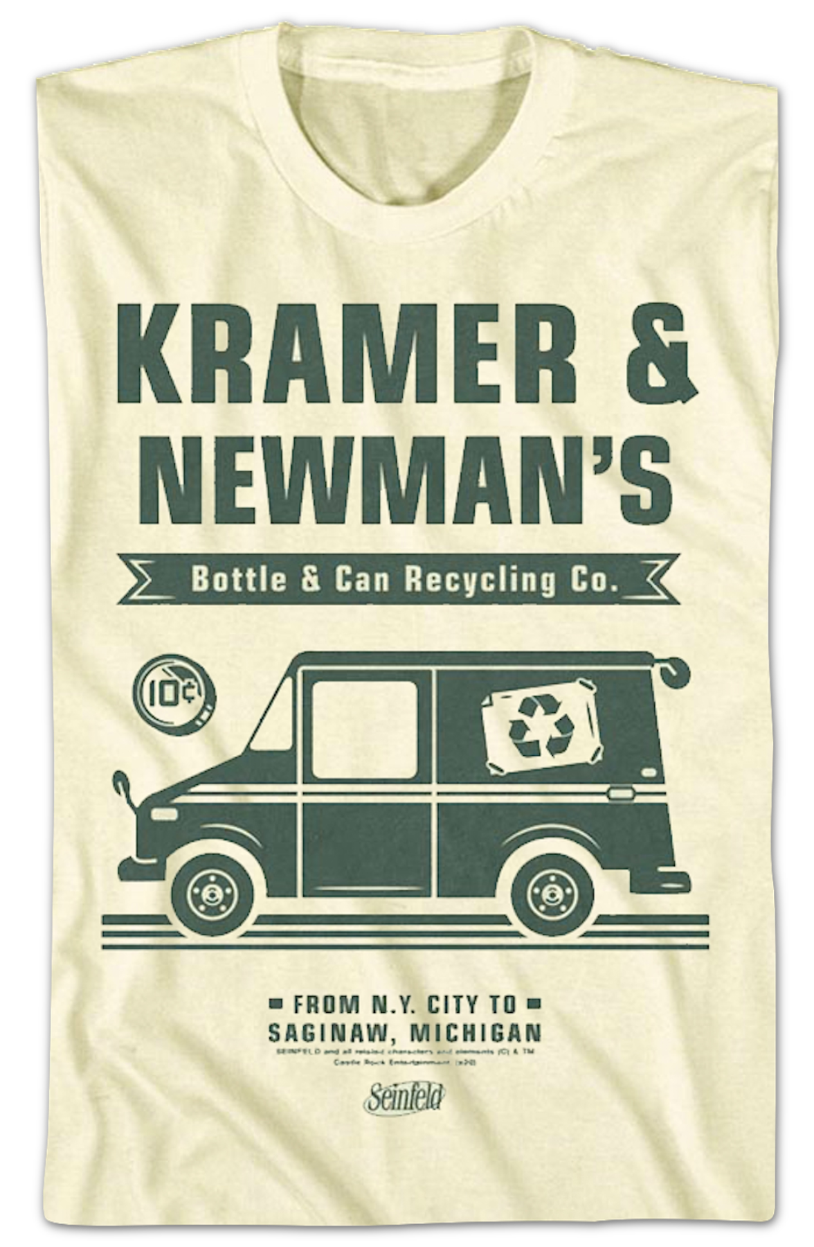 Kramer and Newman's Recycling Co. Seinfeld T-Shirt product image 2