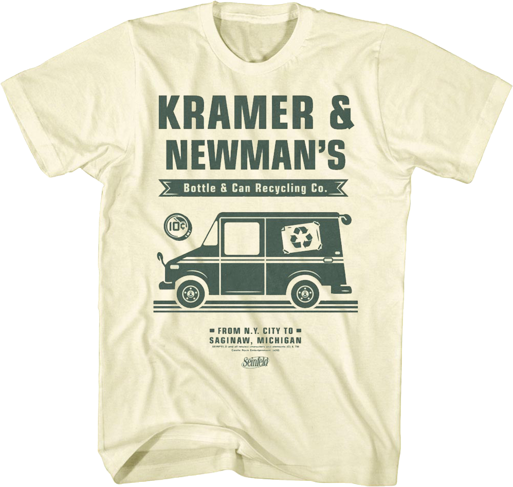 Kramer and Newman's Recycling Co. Seinfeld T-Shirt product image 1