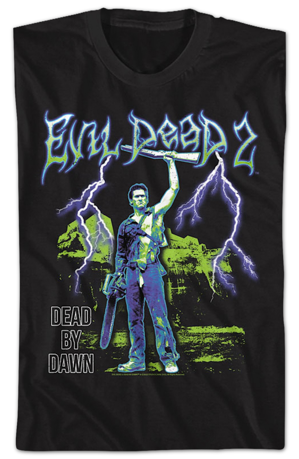 Lightning Storm Evil Dead 2 T-Shirt product image 2