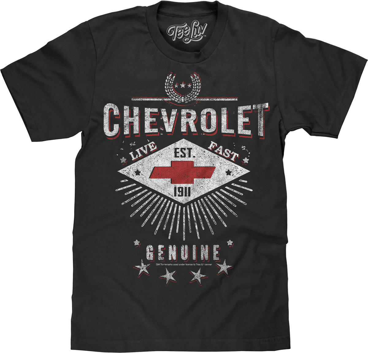 Live Fast Chevrolet T-Shirt product image 2