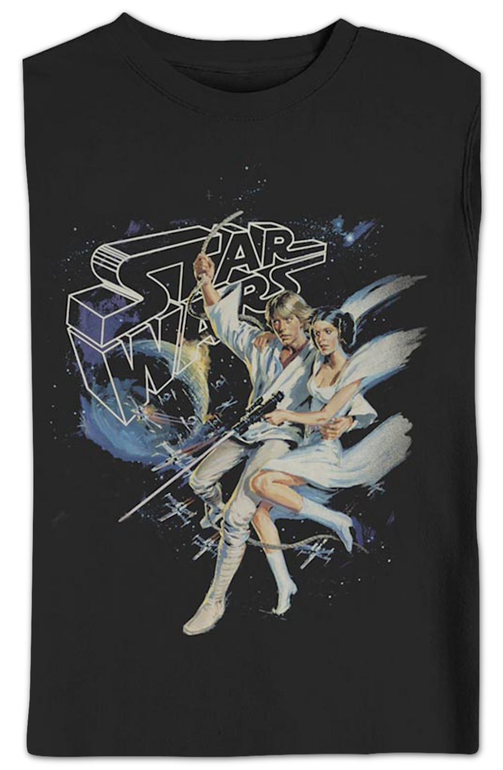Luke And Leia Swing Into Action Star Wars Sweatshirt product image 2