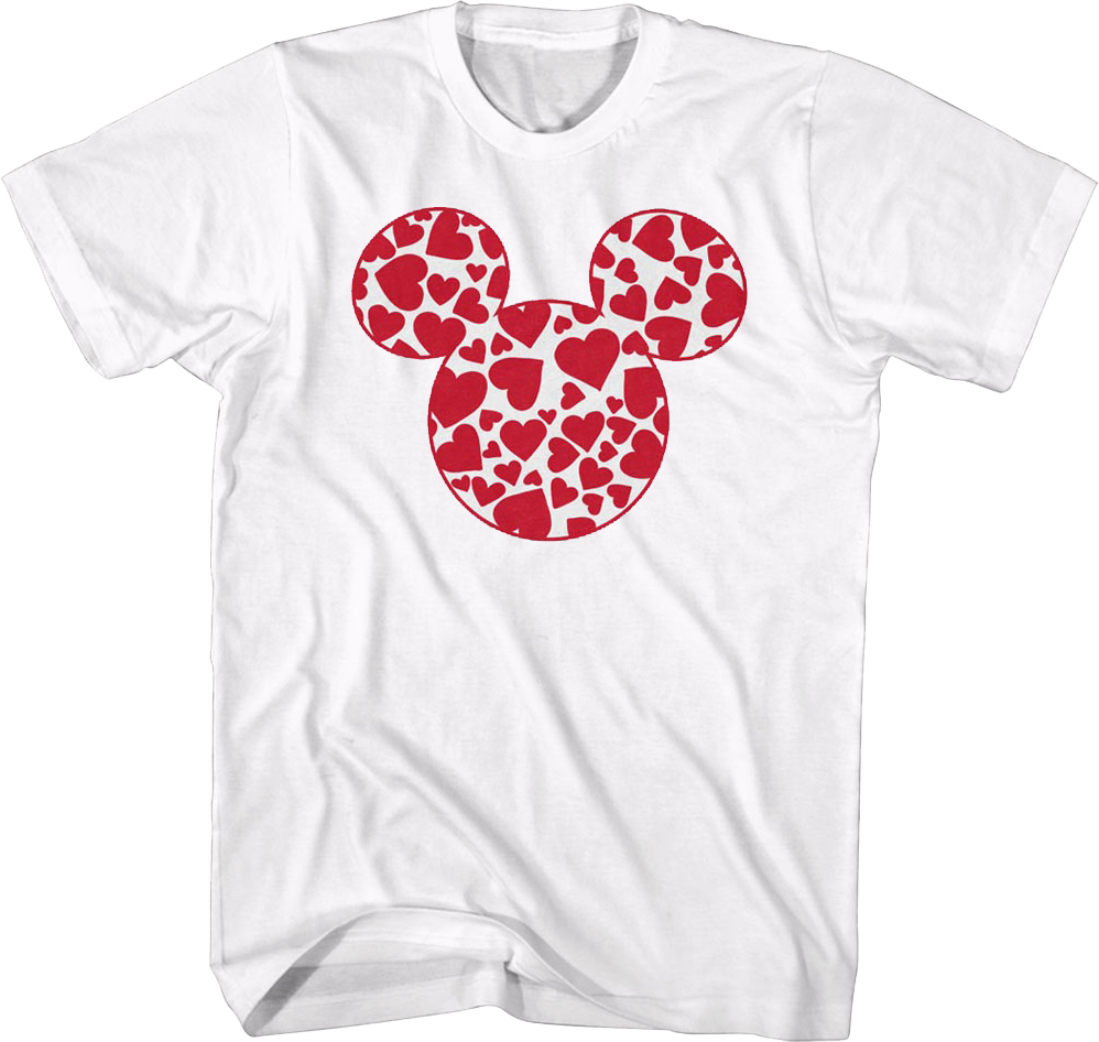 Mickey Mouse Hearts Disney T-Shirt product image 1