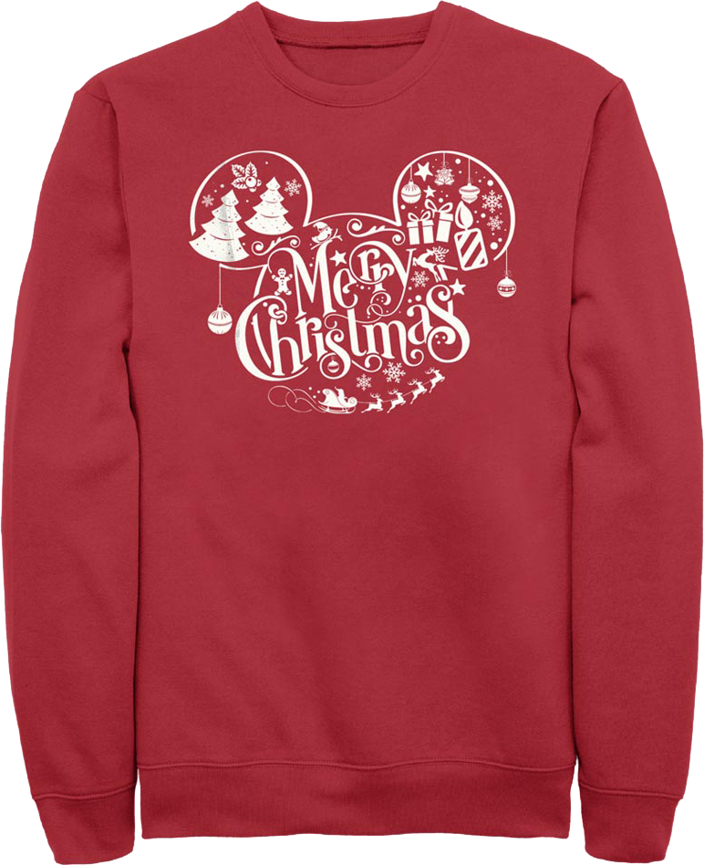 Mickey Mouse Merry Christmas Disney Sweatshirt product image 1