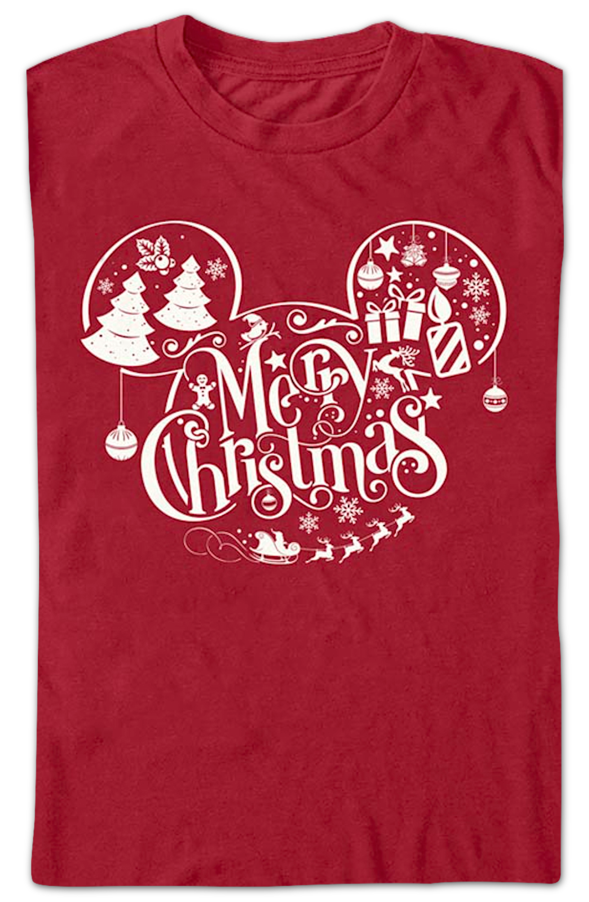 Mickey Mouse Merry Christmas Disney T-Shirt product image 2