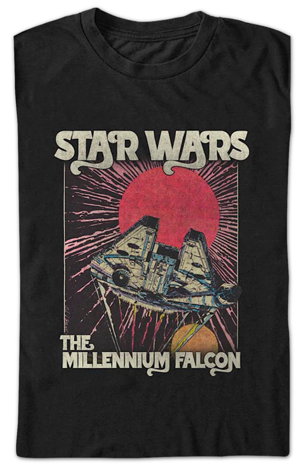 Millennium Falcon Hyperdrive Star Wars T-Shirt product image 2