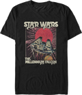Millennium Falcon Hyperdrive Star Wars T-Shirt product image 1