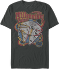 Millennium Falcon Light Speed Star Wars T-Shirt product image 1