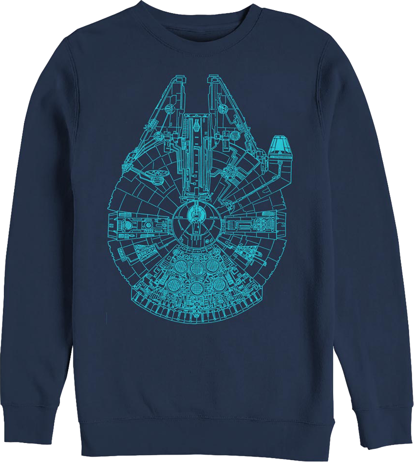 Millennium Falcon Star Wars Sweatshirt product image 1