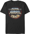 Millennium Falcon And Winged Logo Star Wars T-Shirt product image 1