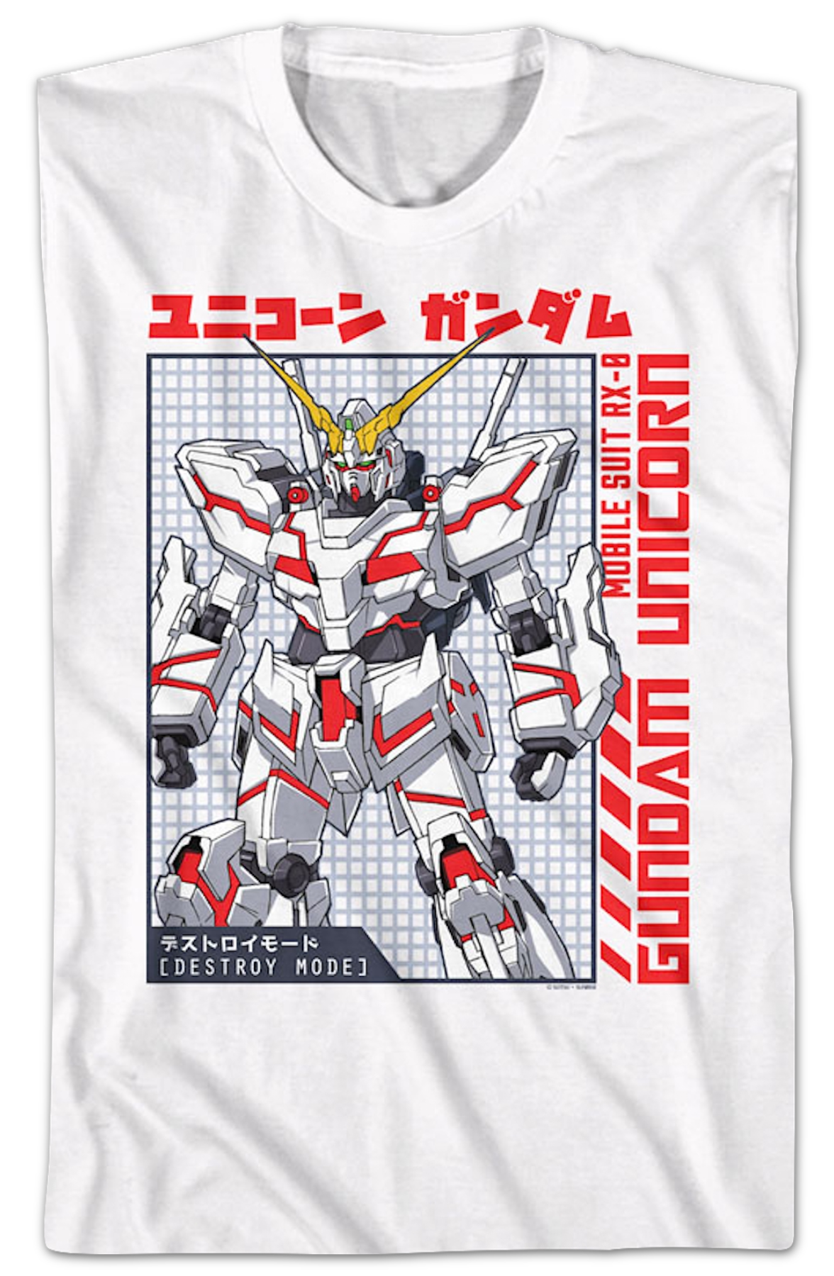 Mobile Suit Gundam Unicorn T-Shirt product image 2