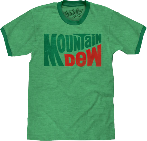 Mountain Dew Ringer Shirt product image 1