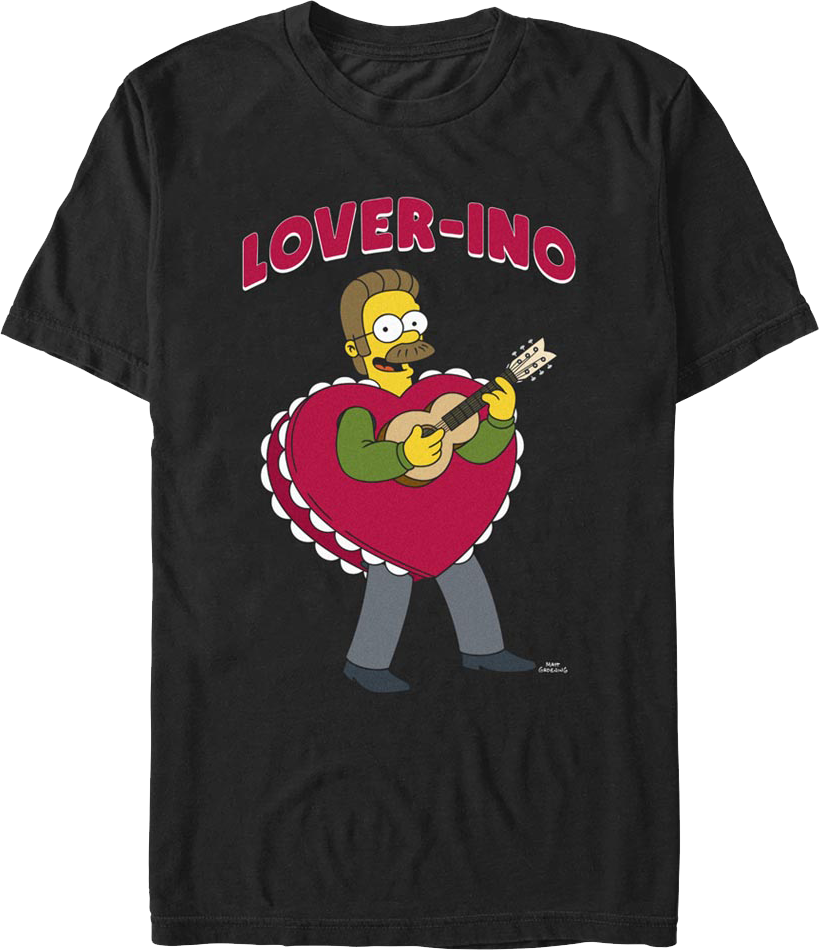 Ned Flanders Lover-ino Simpsons T-Shirt product image 1