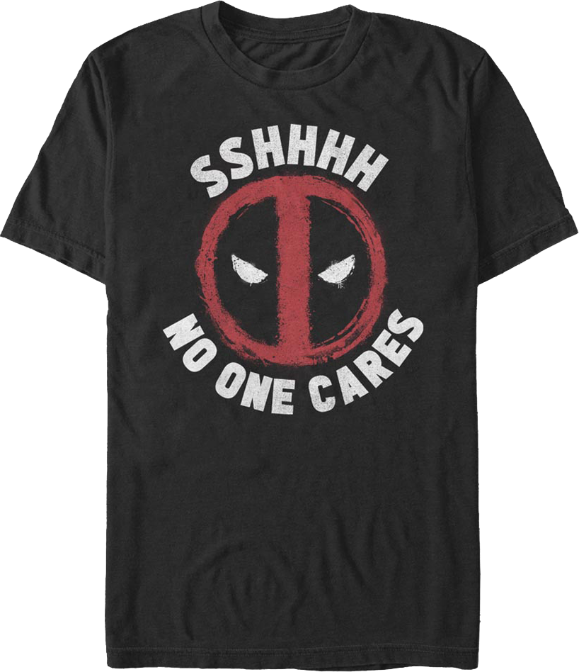 No One Cares Deadpool T-Shirt product image 1