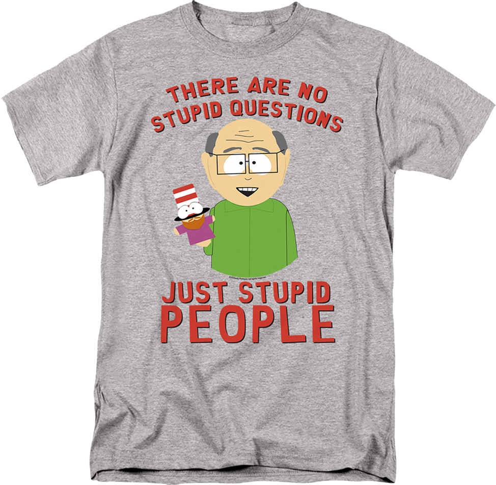 No Stupid Questions South Park T-Shirt product image 1