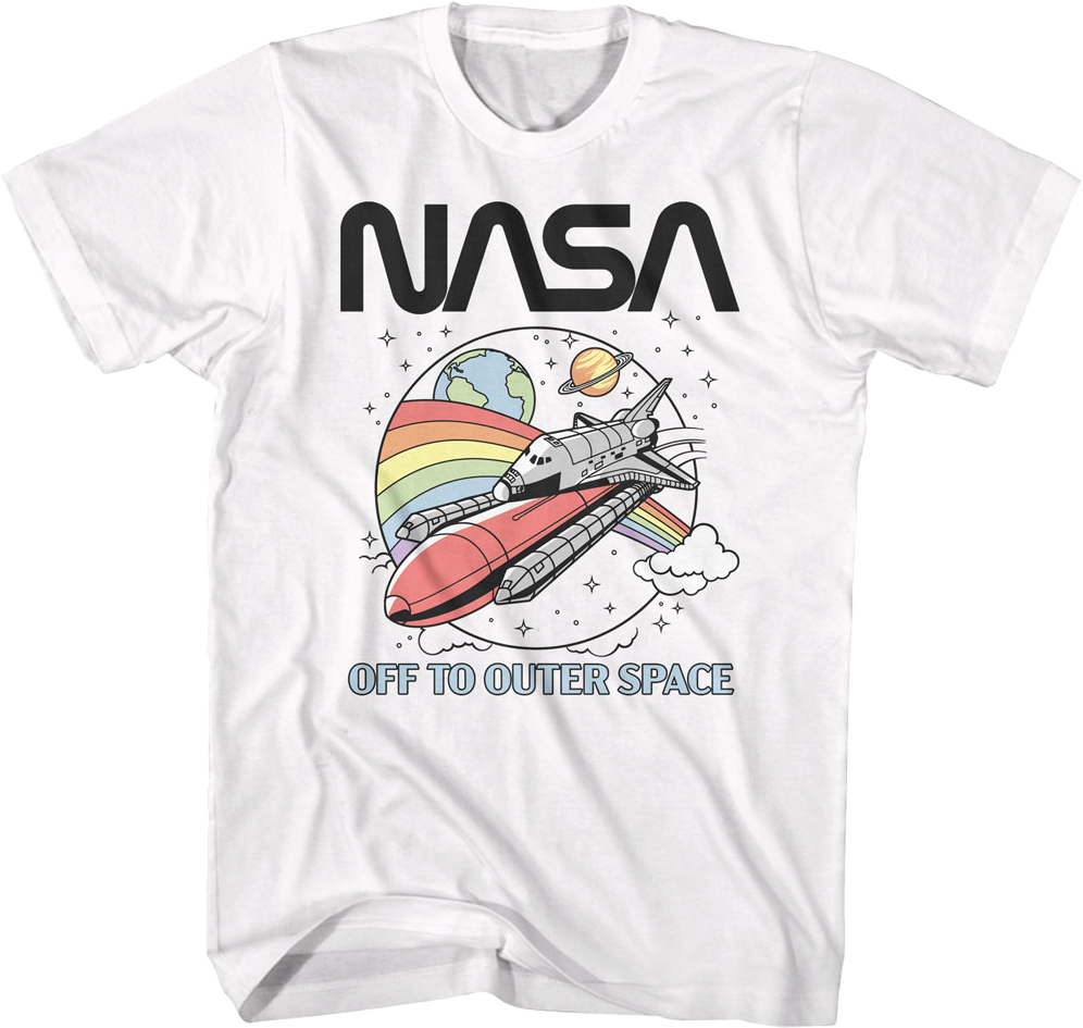 Off To Outer Space NASA T-Shirt product image 1