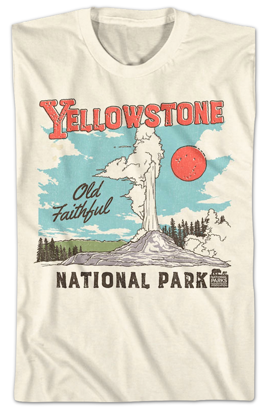 Old Faithful Yellowstone National Park T-Shirt product image 2