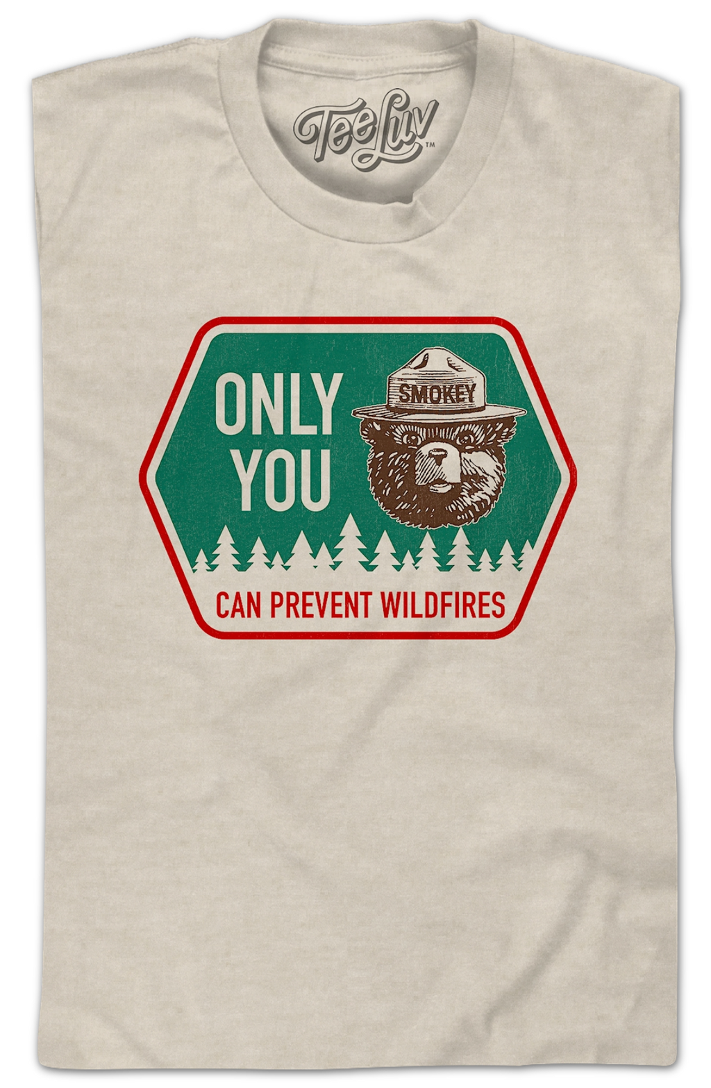 Only You Can Prevent Wildfires Smokey Bear T-Shirt product image 2