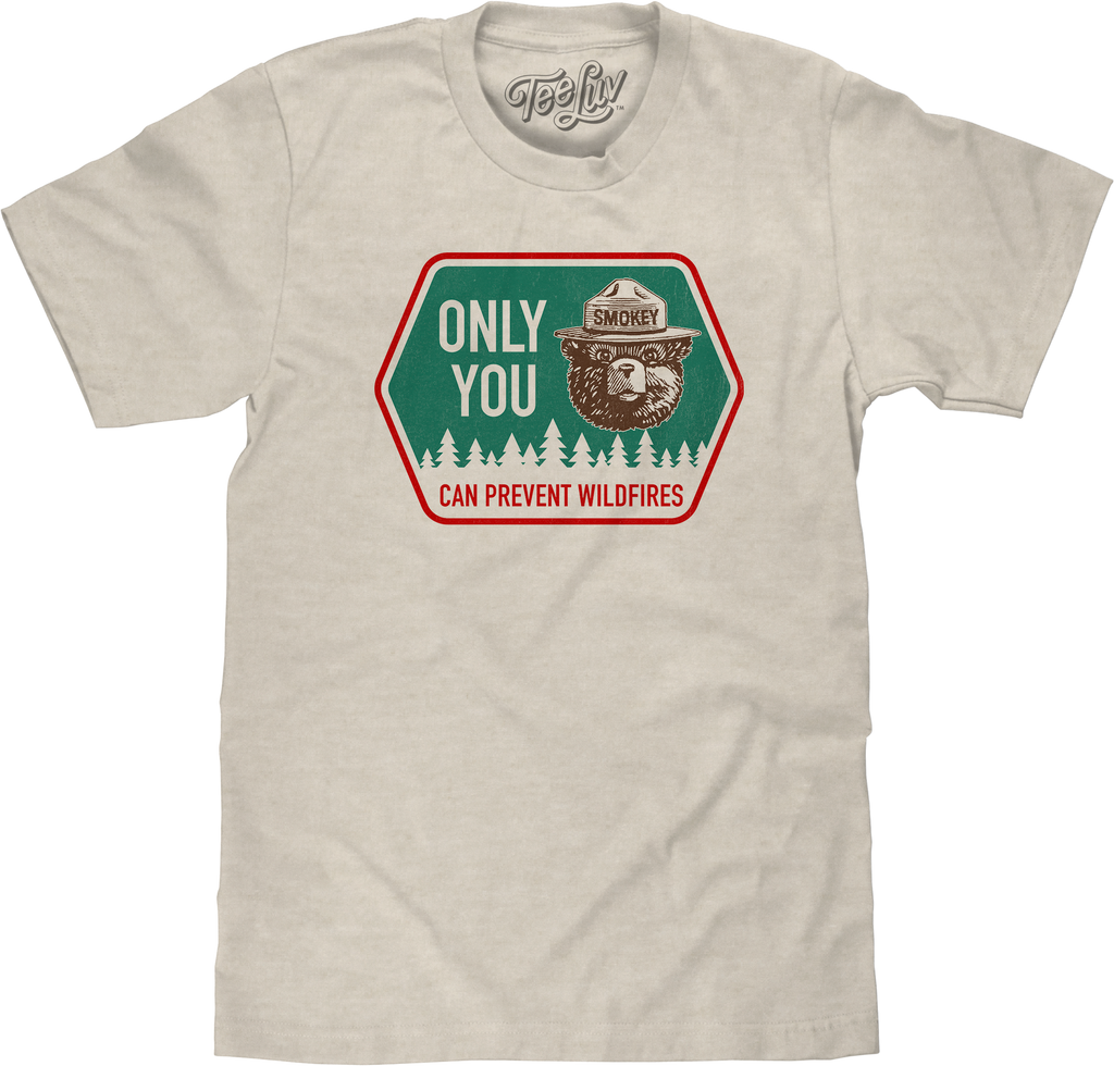 Only You Can Prevent Wildfires Smokey Bear T-Shirt product image 1