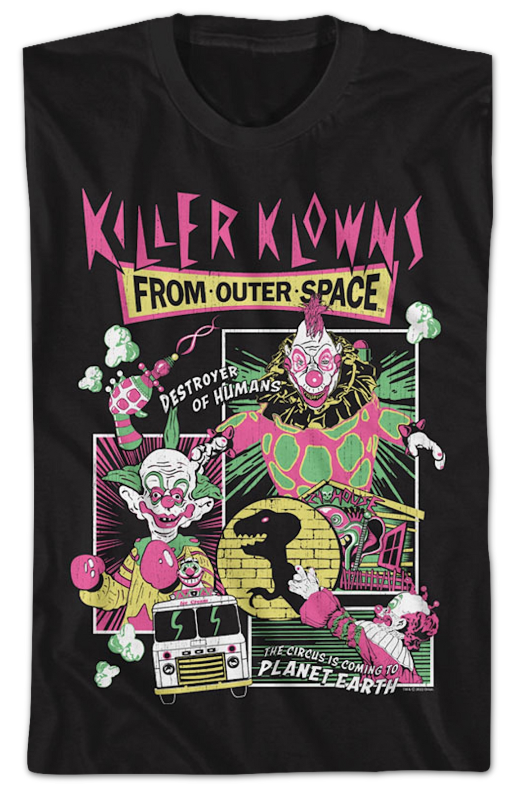 Panel Collage Killer Klowns From Outer Space T-Shirt product image 2