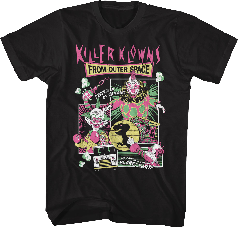 Panel Collage Killer Klowns From Outer Space T-Shirt product image 1