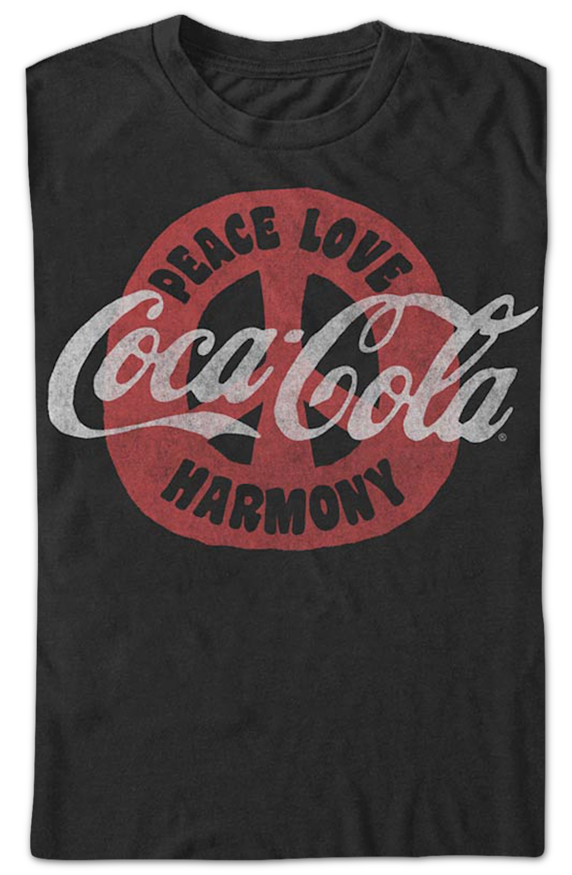 Peace Love Harmony Coca-Cola T-Shirt product image 2