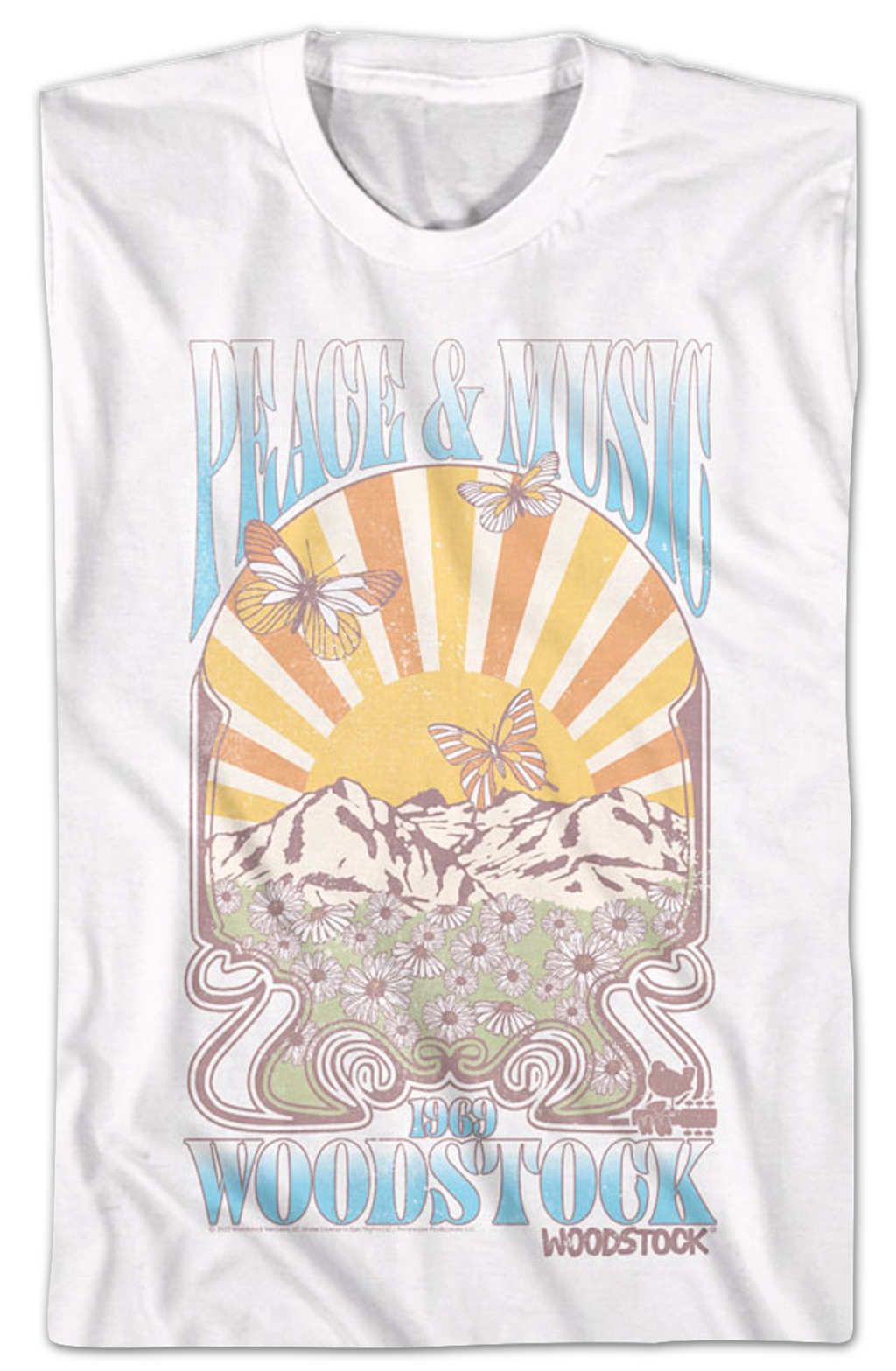 Peace & Music Woodstock T-Shirt product image 2