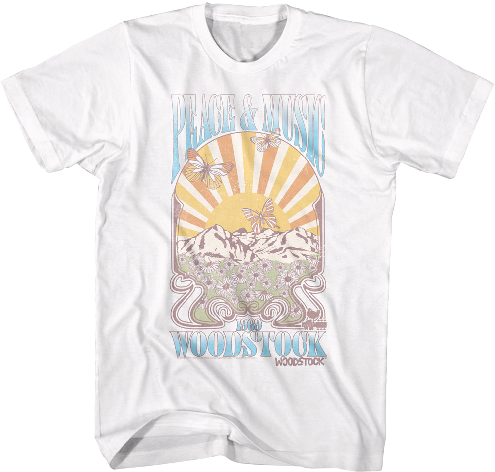 Peace & Music Woodstock T-Shirt product image 1
