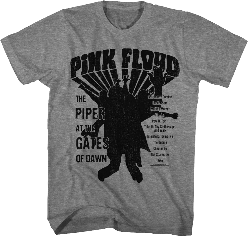 Piper At The Gates Silhouettes Pink Floyd T-Shirt product image 1