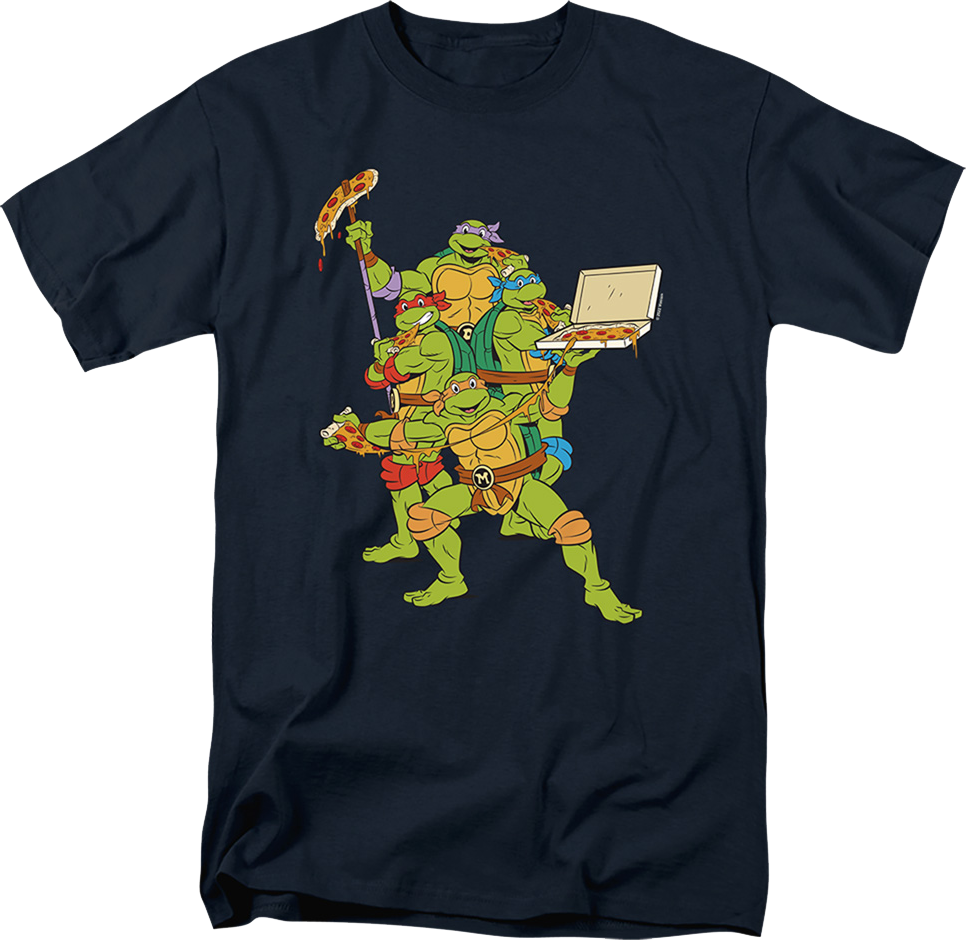 Pizza Party Teenage Mutant Nina Turtles T-Shirt product image 1