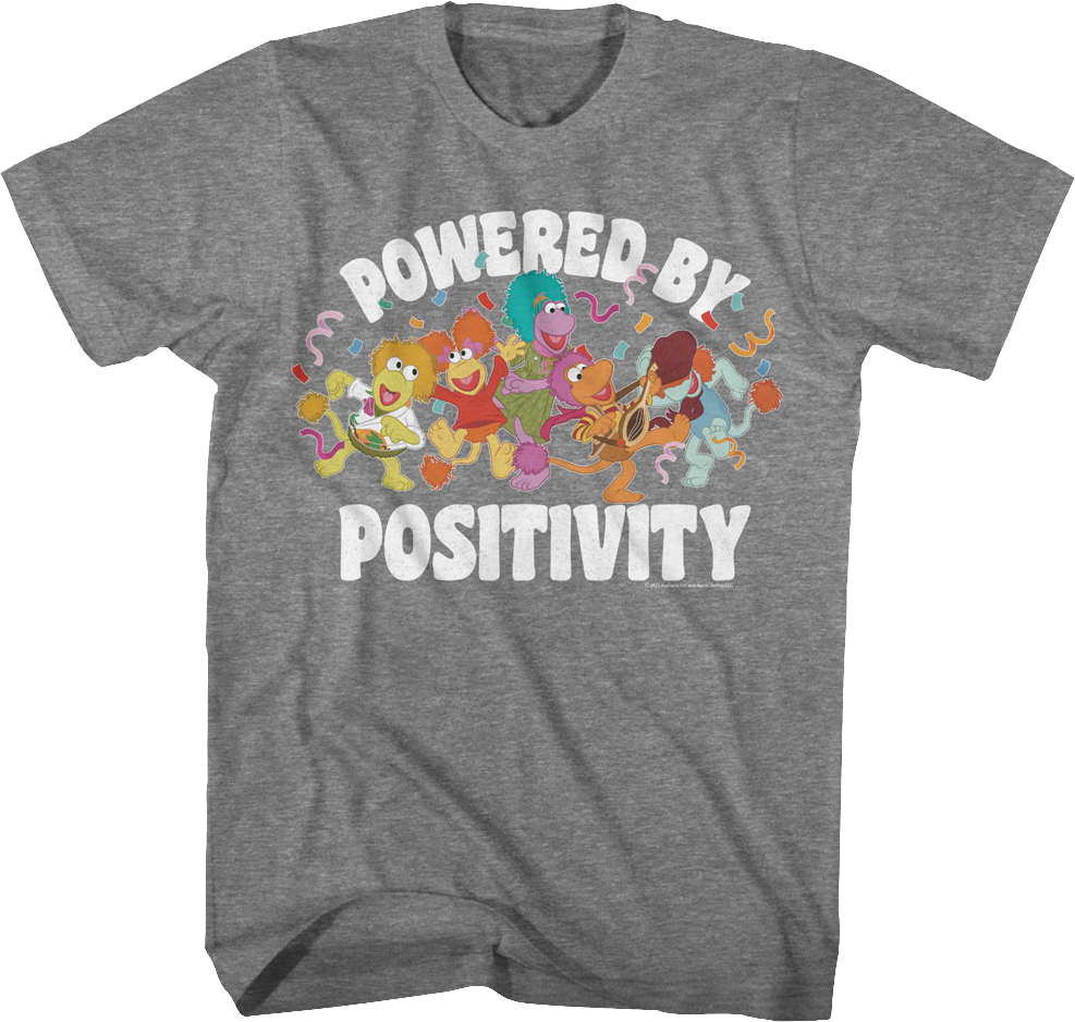 Powered By Positivity Fraggle Rock T-Shirt product image 1