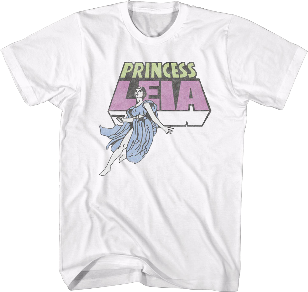 Princess Leia Sketch Star Wars T-Shirt product image 1