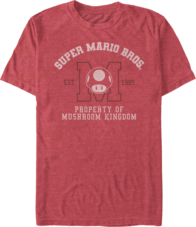 Property Of Mushroom Kingdom Super Mario Bros. T-Shirt product image 1