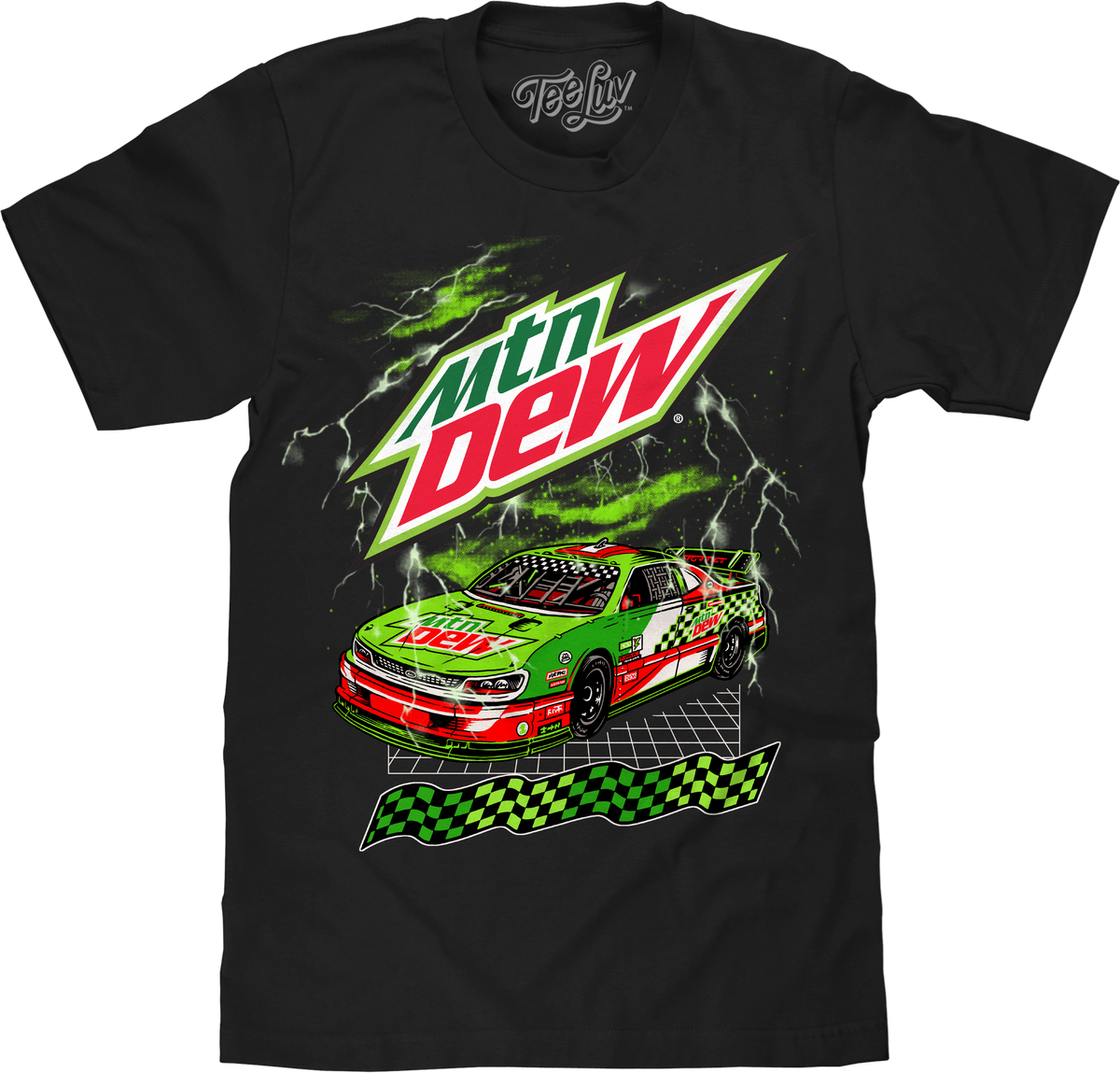 Racecar Mountain Dew T-Shirt product image 1
