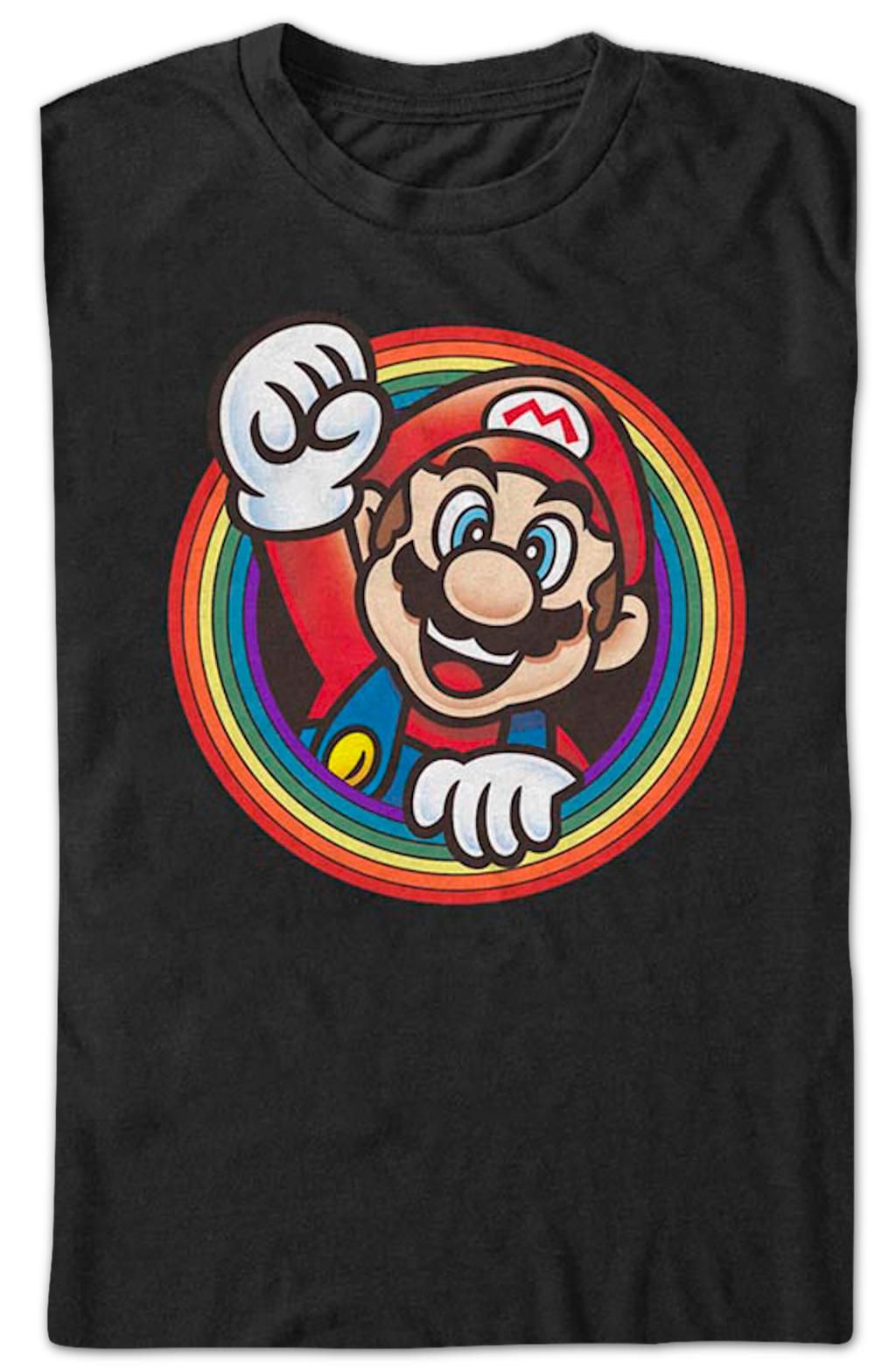 Rainbow Circle Super Mario Bros. T-Shirt product image 2