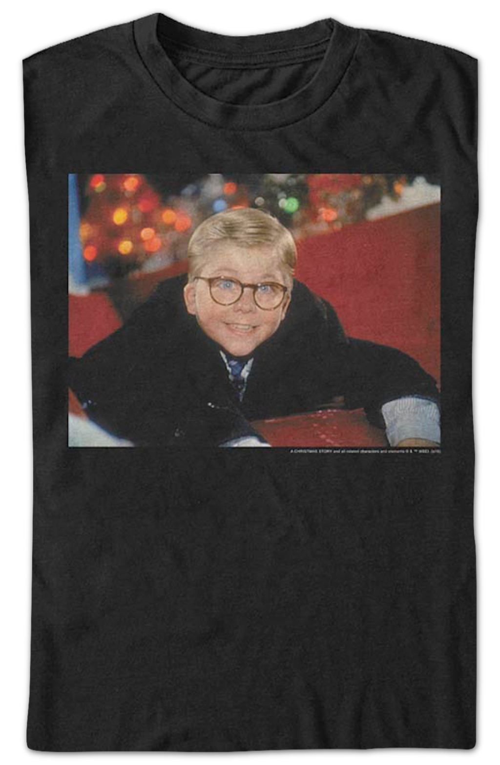 Ralphie Photo Christmas Story Black T-Shirt product image 2