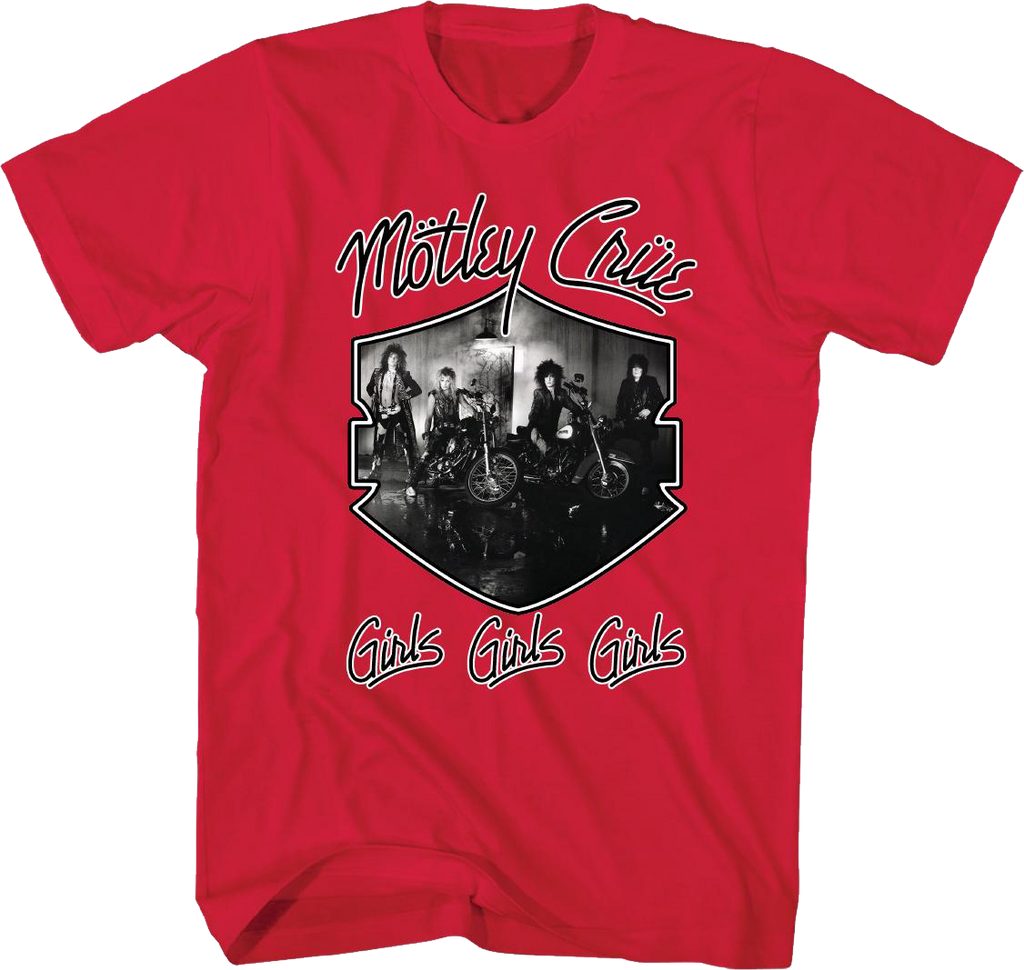 Red Girls Motley Crue T-Shirt product image 1