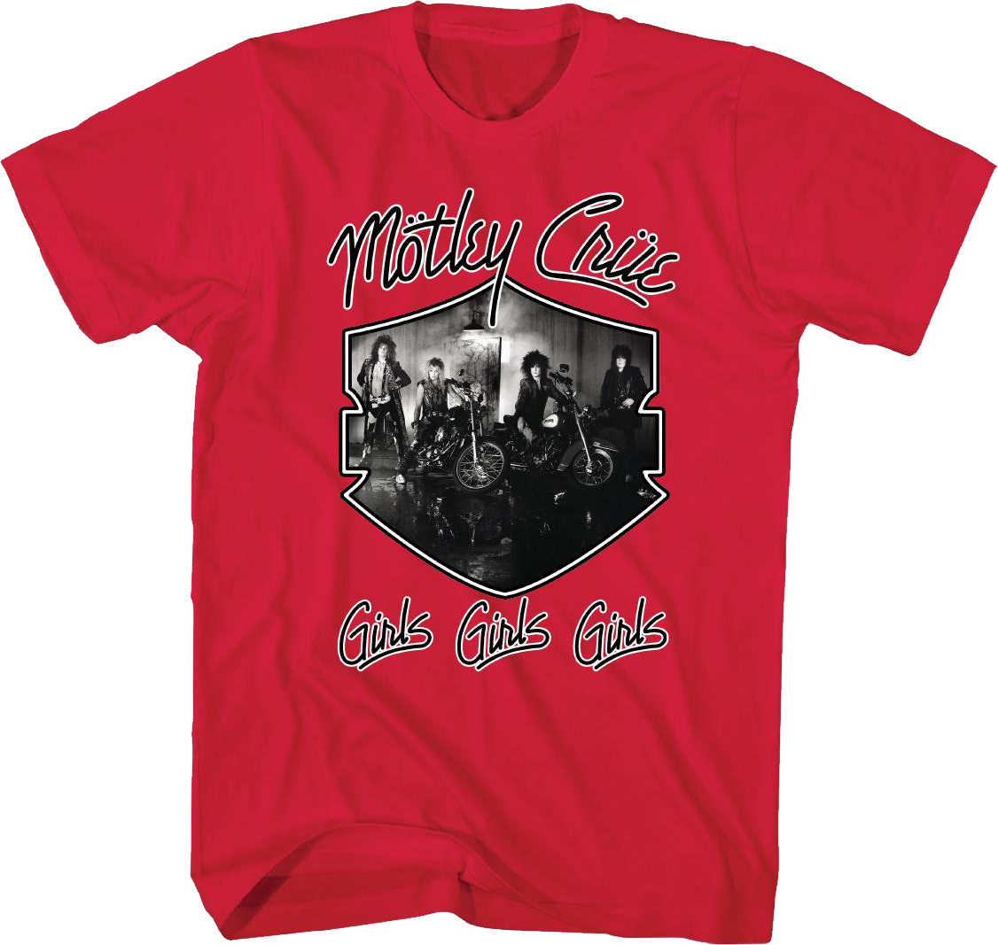 Red Girls Motley Crue T-Shirt product image 1