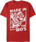 Red Made In The 80's Super Mario Bros. 3 T-Shirt product image 1