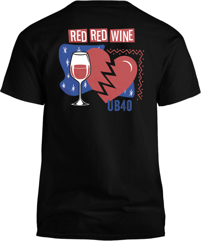 Red Wine UB40 T-Shirt product image 3
