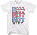 Red White Blue KISS Army T-Shirt product image 1