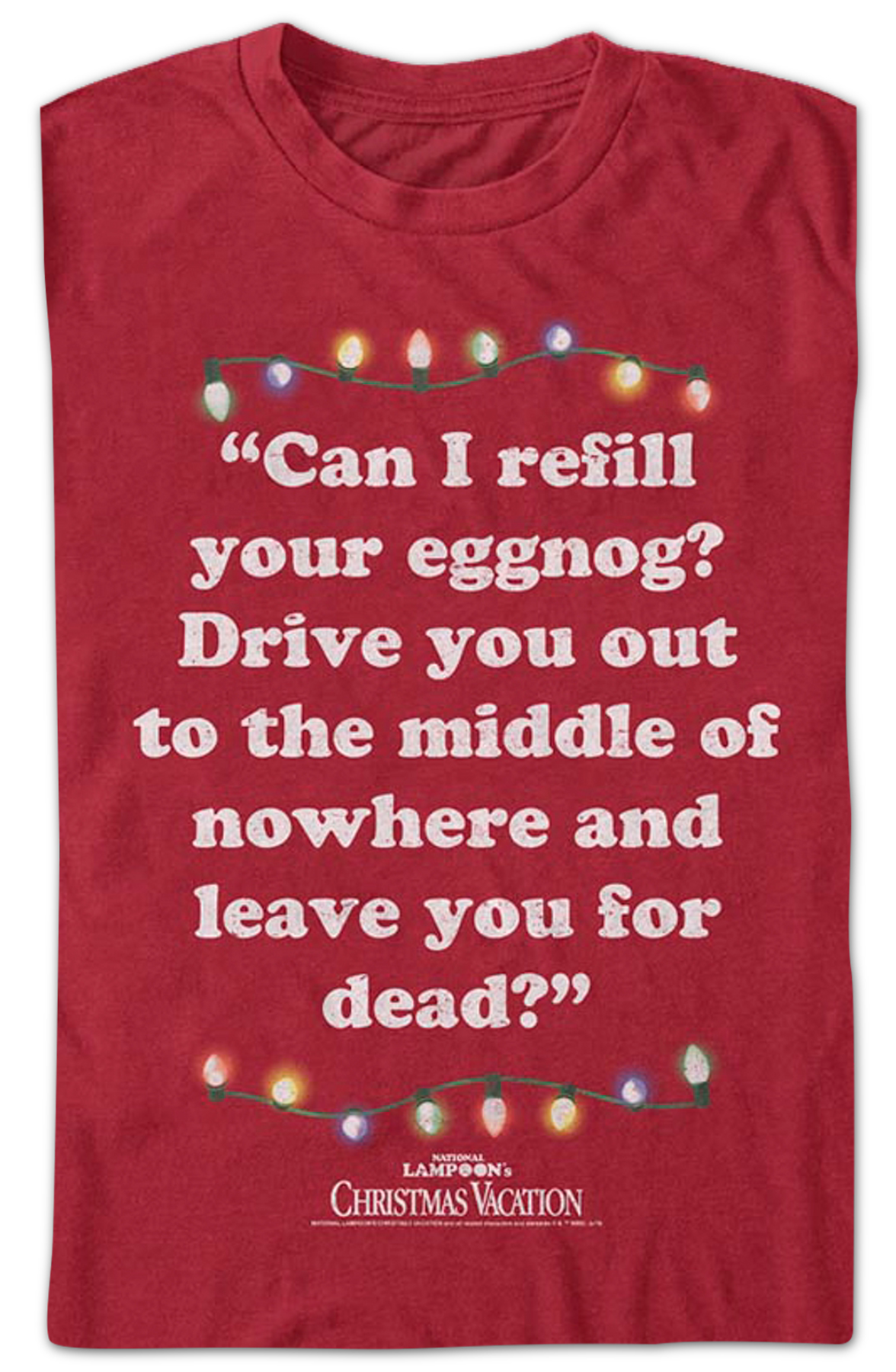 Refill Your Eggnog Christmas Vacation T-Shirt product image 2