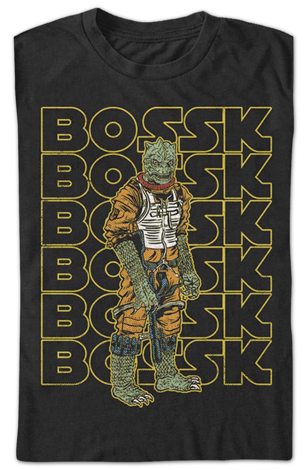 Retro Bossk Star Wars T-Shirt product image 2