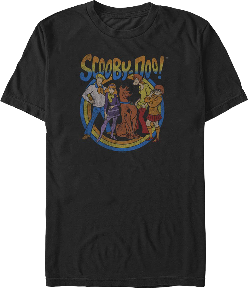 Retro Circle Scooby-Doo T-Shirt product image 1