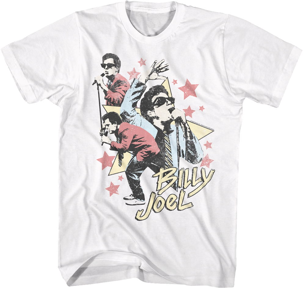 Retro Collage Billy Joel T-Shirt product image 1