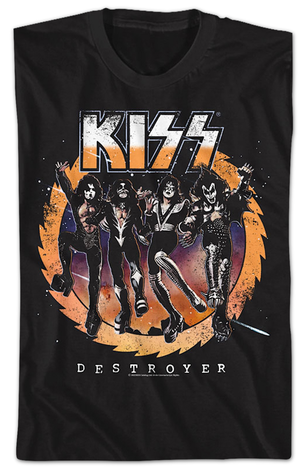 Retro Destroyer KISS T-Shirt product image 2