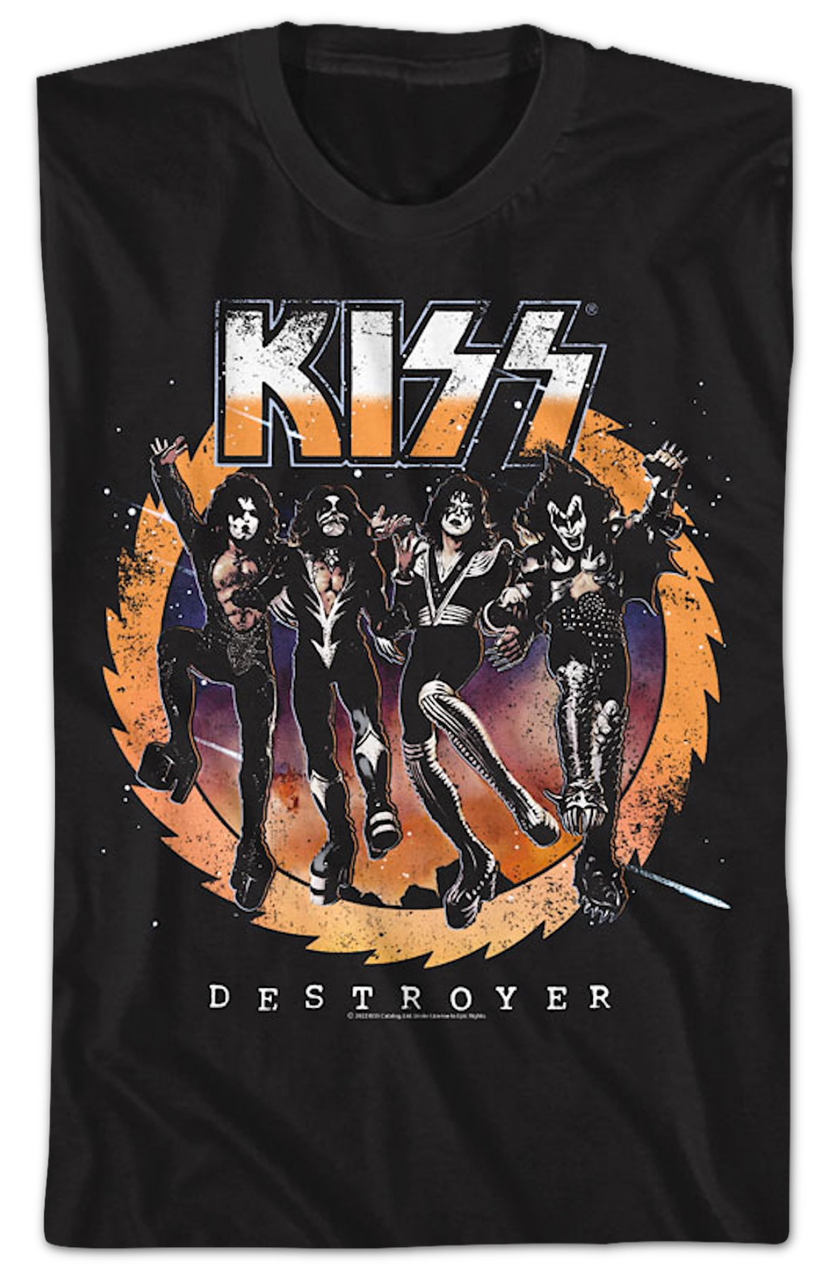Retro Destroyer KISS T-Shirt product image 2