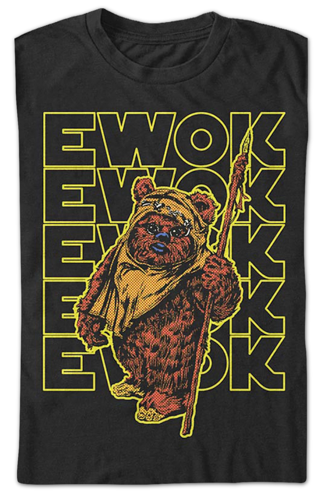 Retro Ewok Star Wars T-Shirt product image 2