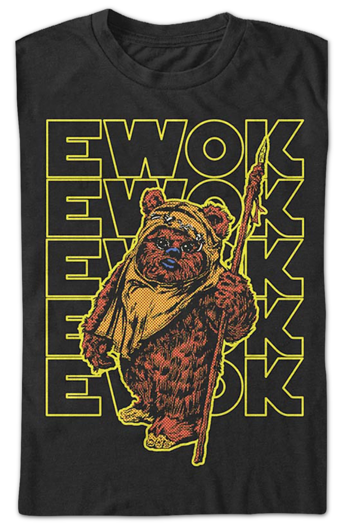Retro Ewok Star Wars T-Shirt product image 2