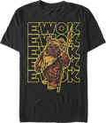 Retro Ewok Star Wars T-Shirt product image 1