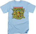 Retro Group Photo Teenage Mutant Ninja Turtles T-Shirt product image 1